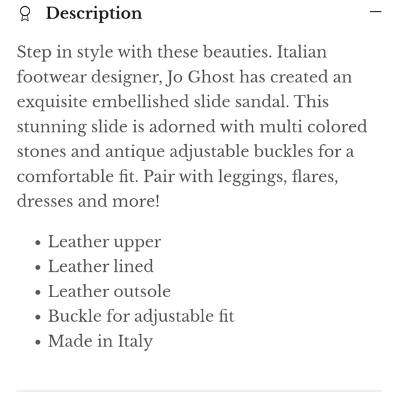 Like New! Jo Ghost Embellished Stud Sandals - Picture 6 of 6